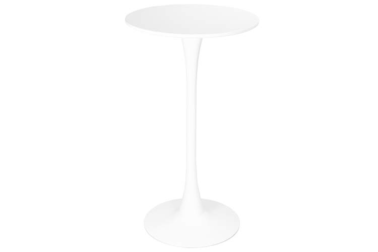Стол барный MIA BAR, белая столешница, белое основание-1