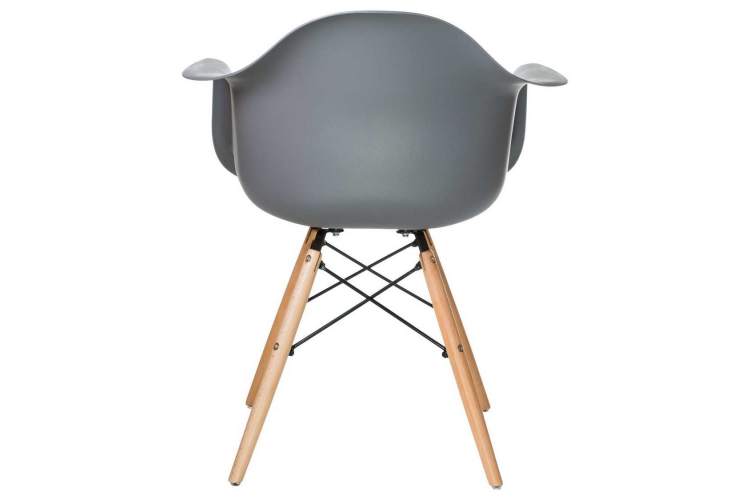 Стул обеденный DOBRIN DAW, ножки светлый бук, цвет сиденья тёмно-серый (GR-04)-3