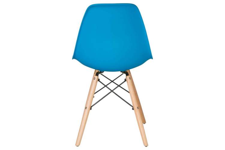 Стул обеденный LMZL-PP623, ножки светлый бук, цвет сиденья голубой-4