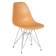 Набор 4 шт Стул обеденный DOBRIN DSR, ножки хром, цвет персиковый (NX-Y-06)