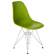 Набор 4 шт Стул обеденный DOBRIN DSR, ножки хром, цвет салатовый (G-08)
