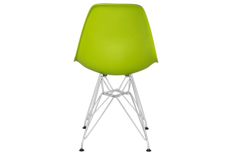 Набор 4 шт Стул обеденный DOBRIN DSR, ножки хром, цвет салатовый (G-08)-5