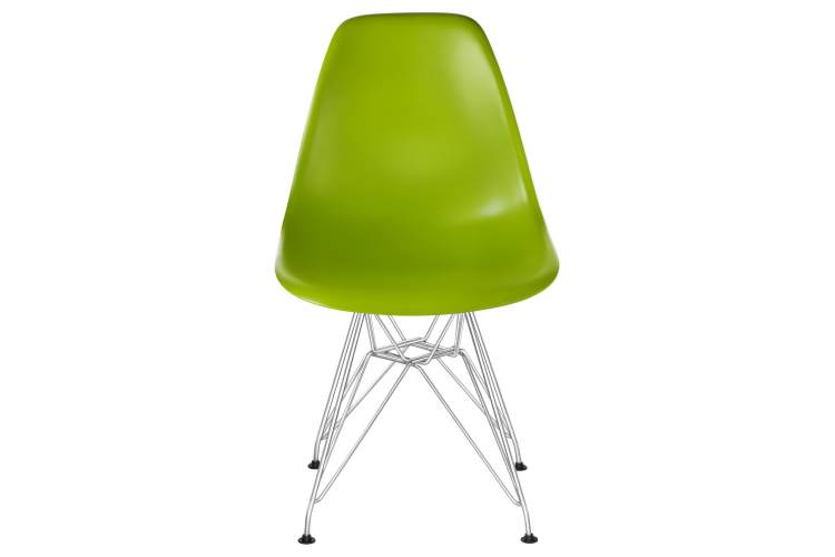 Набор 4 шт Стул обеденный DOBRIN DSR, ножки хром, цвет салатовый (G-08)-6
