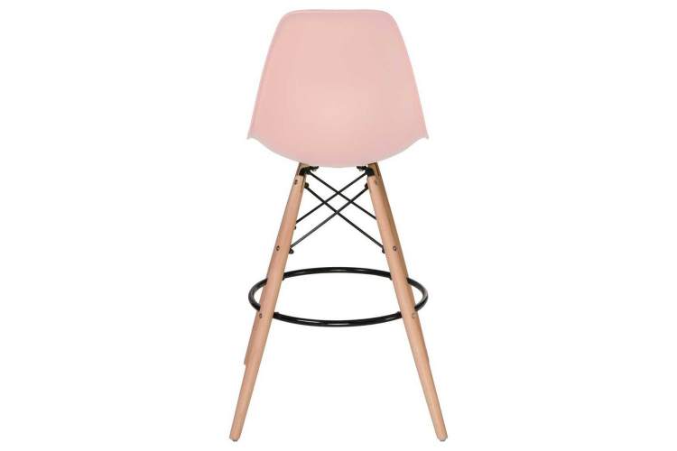 Стул барный DOBRIN DSW BAR, ножки светлый бук, цвет сиденья светло-розовый (PK-02)-4