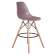 Набор 2 шт Стул барный DOBRIN DSW BAR, ножки светлый бук, цвет сиреневый (P-04)