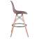 Набор 2 шт Стул барный DOBRIN DSW BAR, ножки светлый бук, цвет сиреневый (P-04)