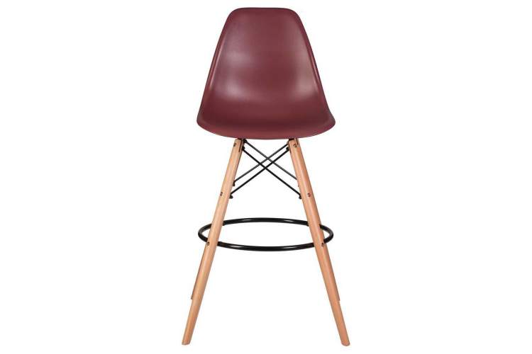 Стул барный DOBRIN DSW BAR, ножки светлый бук, цвет сливовый (R-13)-5