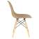 Набор 4 шт Стул обеденный DOBRIN DSW, ножки светлый бук, цвет бежевый (GR-03)