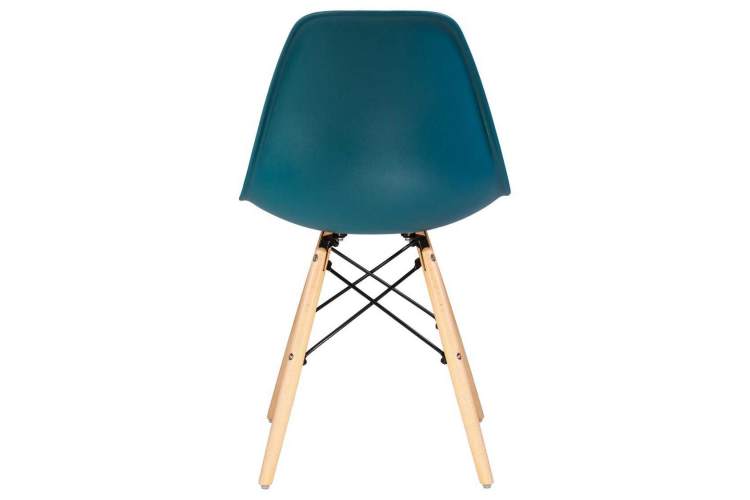 Стул обеденный DOBRIN DSW, ножки светлый бук, цвет морской волны (G-05)-4