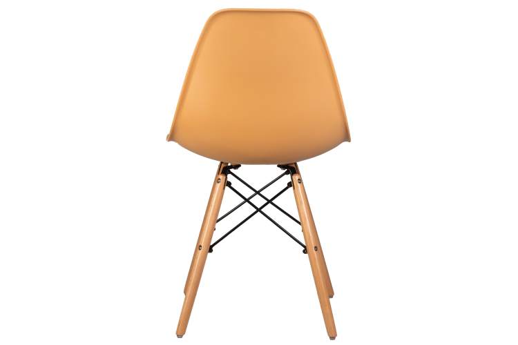 Набор 4 шт Стул обеденный DOBRIN DSW, ножки светлый бук, цвет персиковый (NX-Y-06)-5