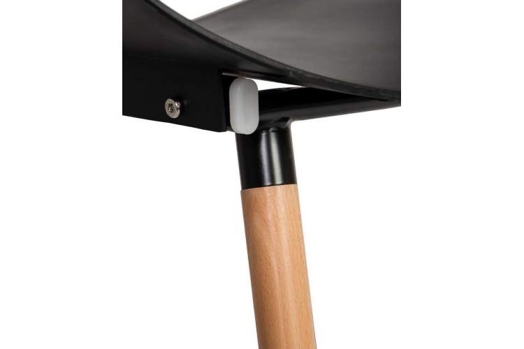 Стул обеденный DOBRIN ALIEN, ножки светлый бук, цвет чёрный (B-03)-7