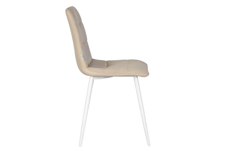 Набор 4 шт Стул обеденный DOBRIN CHILLY, Бежевый Holland 07, основание белое-4