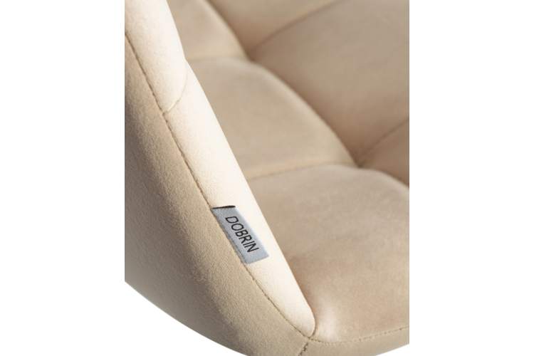 Набор 4 шт Стул обеденный DOBRIN CHILLY, Бежевый Holland 07, основание белое-10