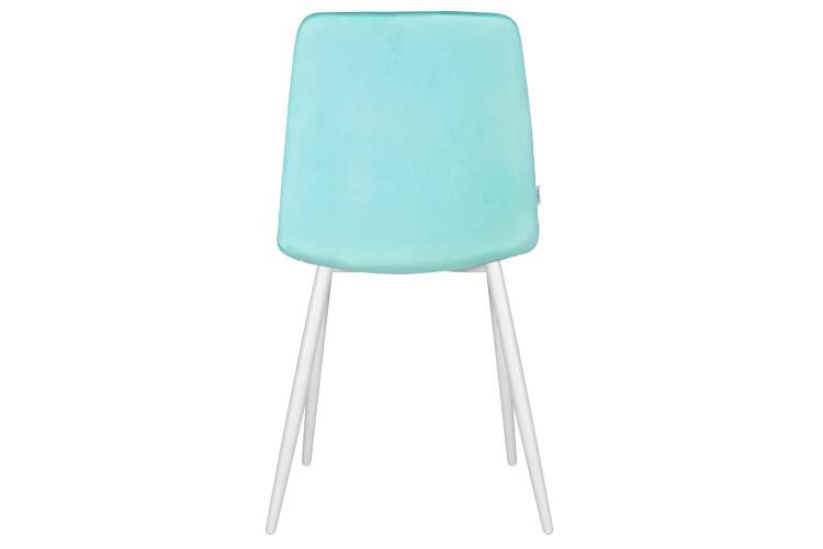 Набор 4 шт Стул обеденный DOBRIN CHILLY, Мятный Holland 50, основание белое-5