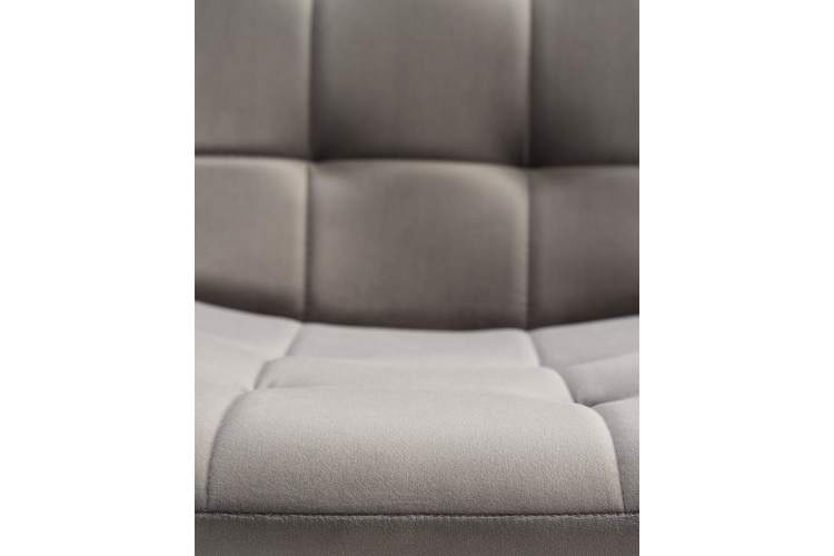 Набор 4 шт Стул обеденный DOBRIN CHILLY, Темно-серый Holland 18, основание белое-9