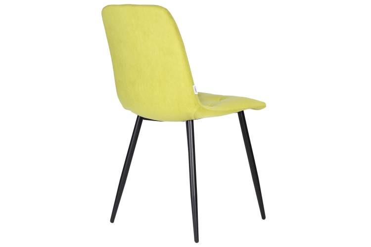 Набор 4 шт Стул обеденный DOBRIN CHILLY ROMBO, Лайм Simple 14, основание черное-4