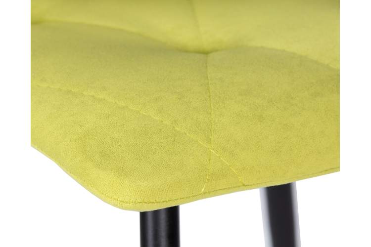 Набор 4 шт Стул обеденный DOBRIN CHILLY ROMBO, Лайм Simple 14, основание черное-7