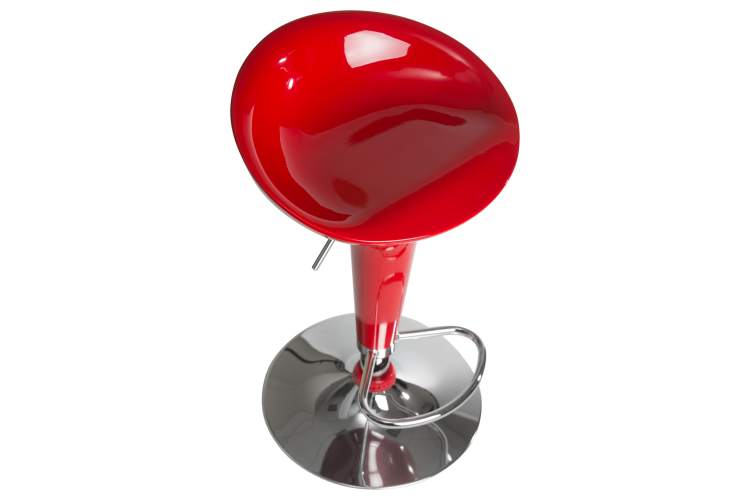 Набор 2 шт Стул барный DOBRIN BOMBA, красный-7