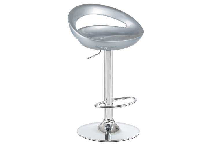 Набор 2 шт Стул барный DOBRIN DISCO, серебряный-1
