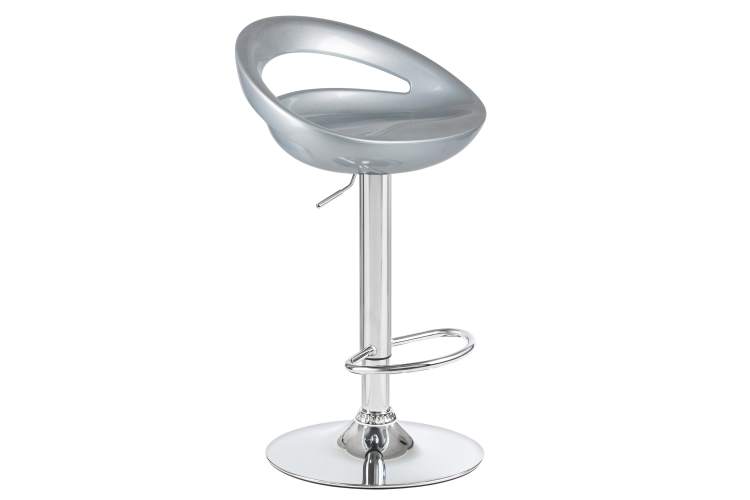 Набор 2 шт Стул барный DOBRIN DISCO, серебряный-2