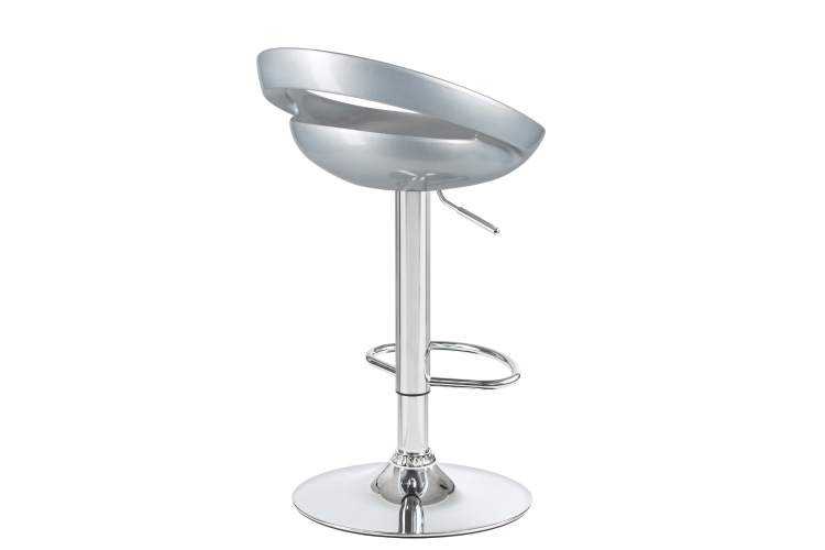 Набор 2 шт Стул барный DOBRIN DISCO, серебряный-4