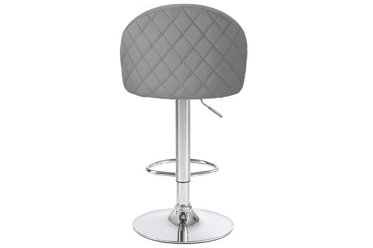 Набор 2 шт Стул барный DOBRIN MILANA, серый велюр (MJ9-75)-5