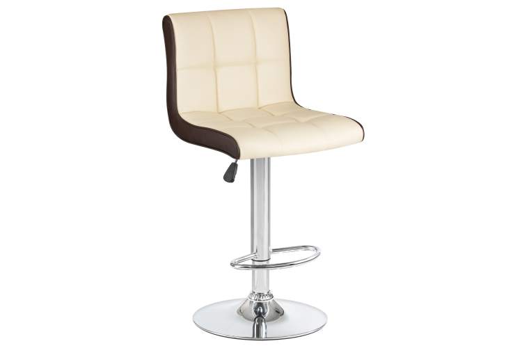 Набор 2 шт Стул барный DOBRIN CANDY, кремово-коричневый-8