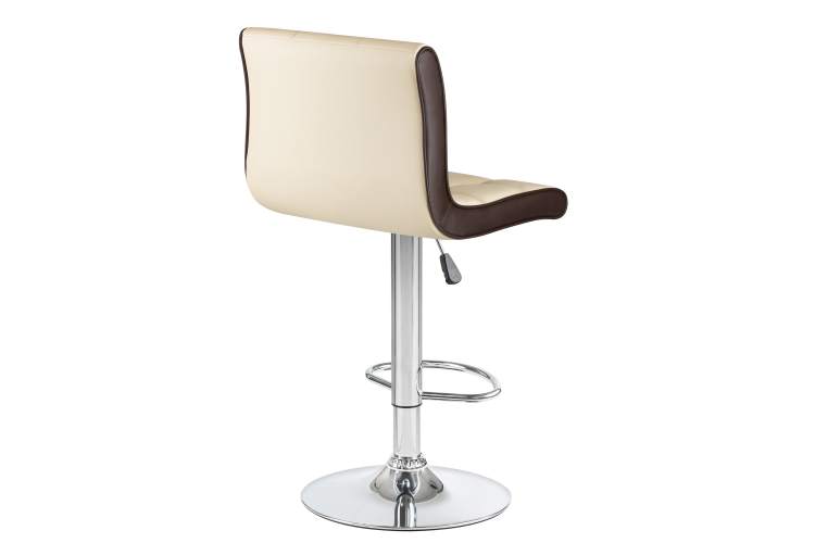 Набор 2 шт Стул барный DOBRIN CANDY, кремово-коричневый-3