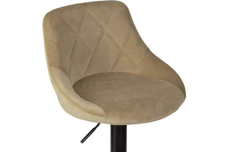 Стул барный DOBRIN LOGAN BLACK, мокко велюр (MJ9-9)-6