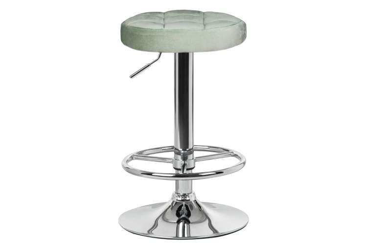 Набор 2 шт Табурет барный DOBRIN BRUNO, пудрово-мятный велюр (MJ9-87)-1