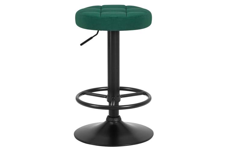 Набор 2 шт Табурет барный DOBRIN BRUNO BLACK, зеленый велюр (MJ9-88)-1