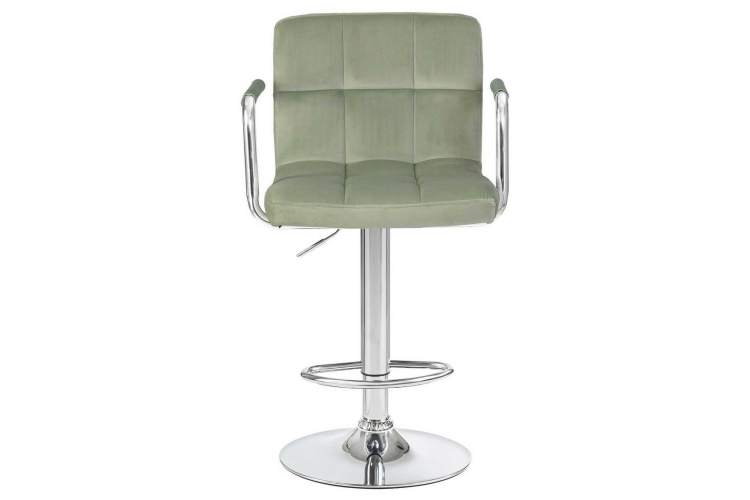 Стул барный DOBRIN KRUGER ARM, мятный велюр (MJ9-87)-5