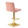 Набор 2 шт Стул барный DOBRIN GOLDIE, пудрово-розовый велюр (MJ9-32)