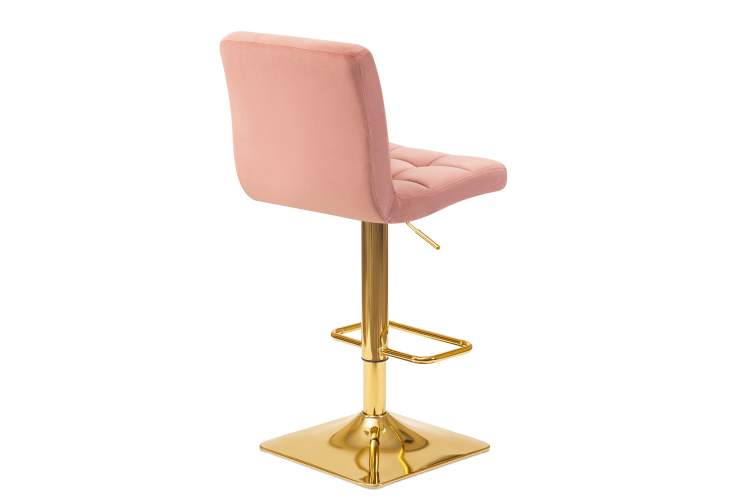 Набор 2 шт Стул барный DOBRIN GOLDIE, пудрово-розовый велюр (MJ9-32)-4