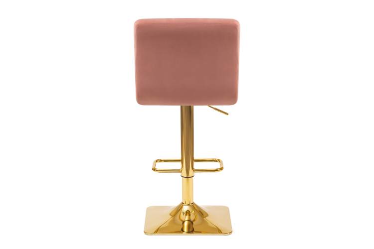 Набор 2 шт Стул барный DOBRIN GOLDIE, пудрово-розовый велюр (MJ9-32)-5