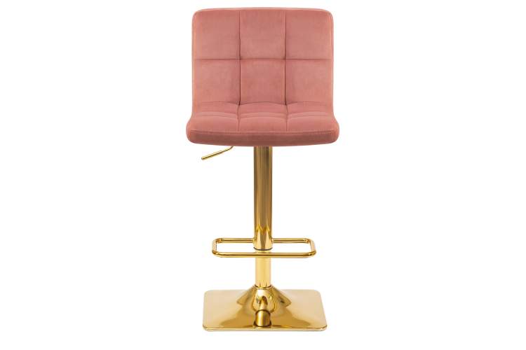 Набор 2 шт Стул барный DOBRIN GOLDIE, пудрово-розовый велюр (MJ9-32)-6