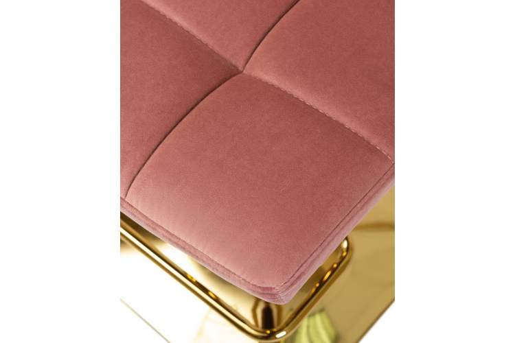 Набор 2 шт Стул барный DOBRIN GOLDIE, пудрово-розовый велюр (MJ9-32)-8