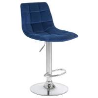 Стул барный TAILOR, синий велюр (MJ9-117) Стул барный TAILOR, синий велюр (MJ9-117)