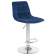 Набор 2 шт Стул барный DOBRIN TAILOR, синий велюр (MJ9-117)
