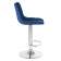 Набор 2 шт Стул барный DOBRIN TAILOR, синий велюр (MJ9-117)