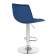 Набор 2 шт Стул барный DOBRIN TAILOR, синий велюр (MJ9-117)
