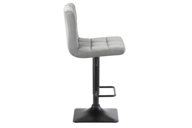 Стул барный DOBRIN DOMINIC, серый велюр (MJ9-75)-2