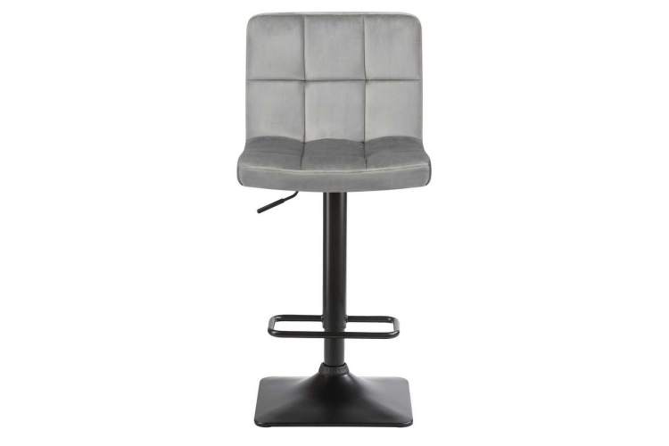 Стул барный DOBRIN DOMINIC, серый велюр (MJ9-75)-5