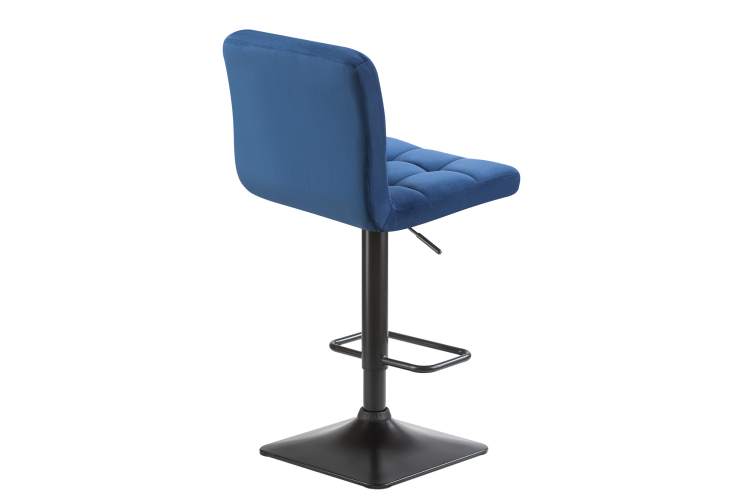 Набор 2 шт Стул барный DOBRIN DOMINIC, синий велюр (MJ9-117)-4