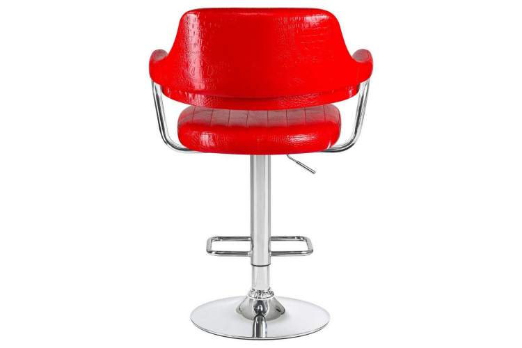 Стул барный DOBRIN CHARLY, красный крокодил-4