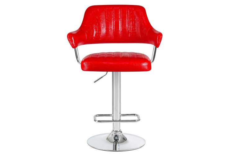 Стул барный DOBRIN CHARLY, красный крокодил-5