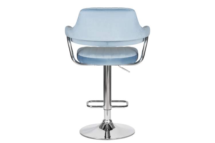 Набор 2 шт Стул барный DOBRIN CHARLY, пудрово-голубой велюр (MJ9-74)-5
