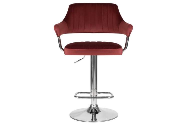 Стул барный DOBRIN CHARLY, винный велюр (MJ9-35)-5