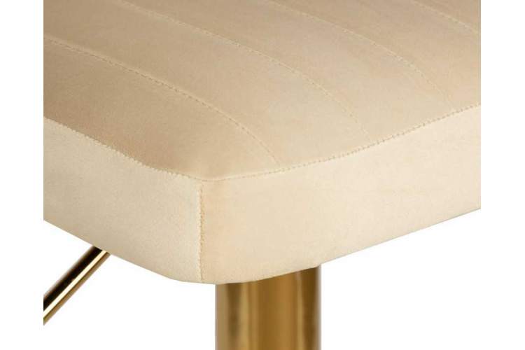 Стул барный DOBRIN CHARLY GOLD, бежевый велюр (MJ9-10)-7