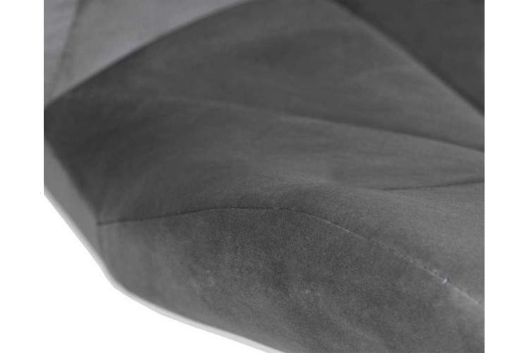 Стул барный DOBRIN BARNY BLACK, серый велюр (MJ9-75)-7